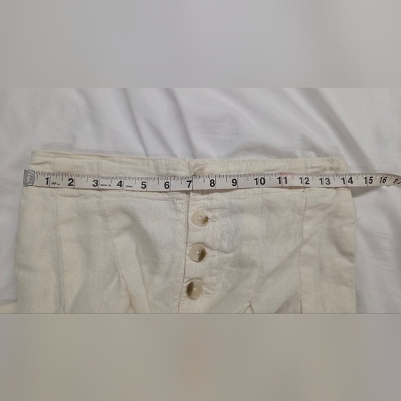 Sincerely Jules Linen-Blend Button Front Wide Leg Pants – Women’s Size M - Picture 5 of 12